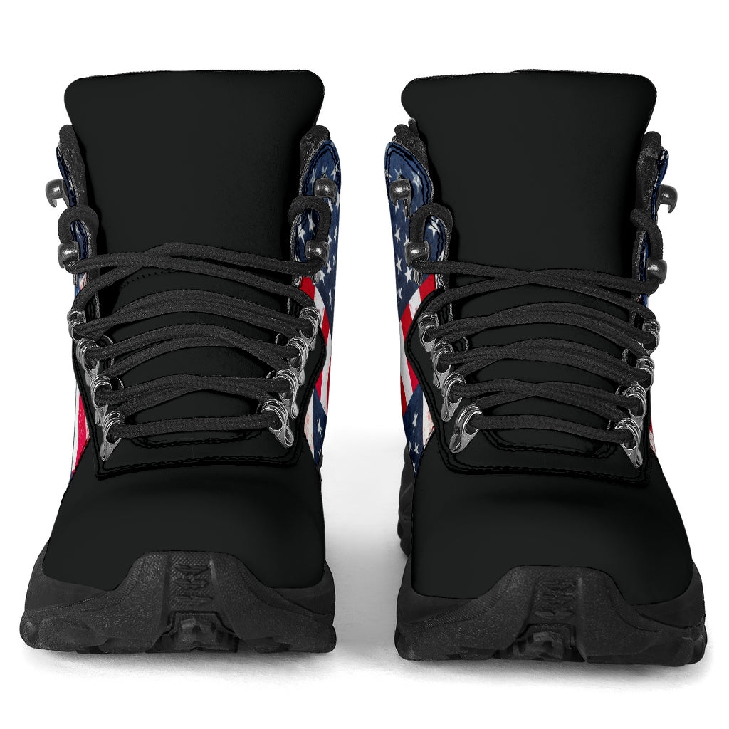 American Flag Bandana Alpine Boots