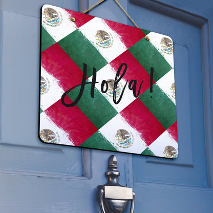 Mexican Flag Door Signs