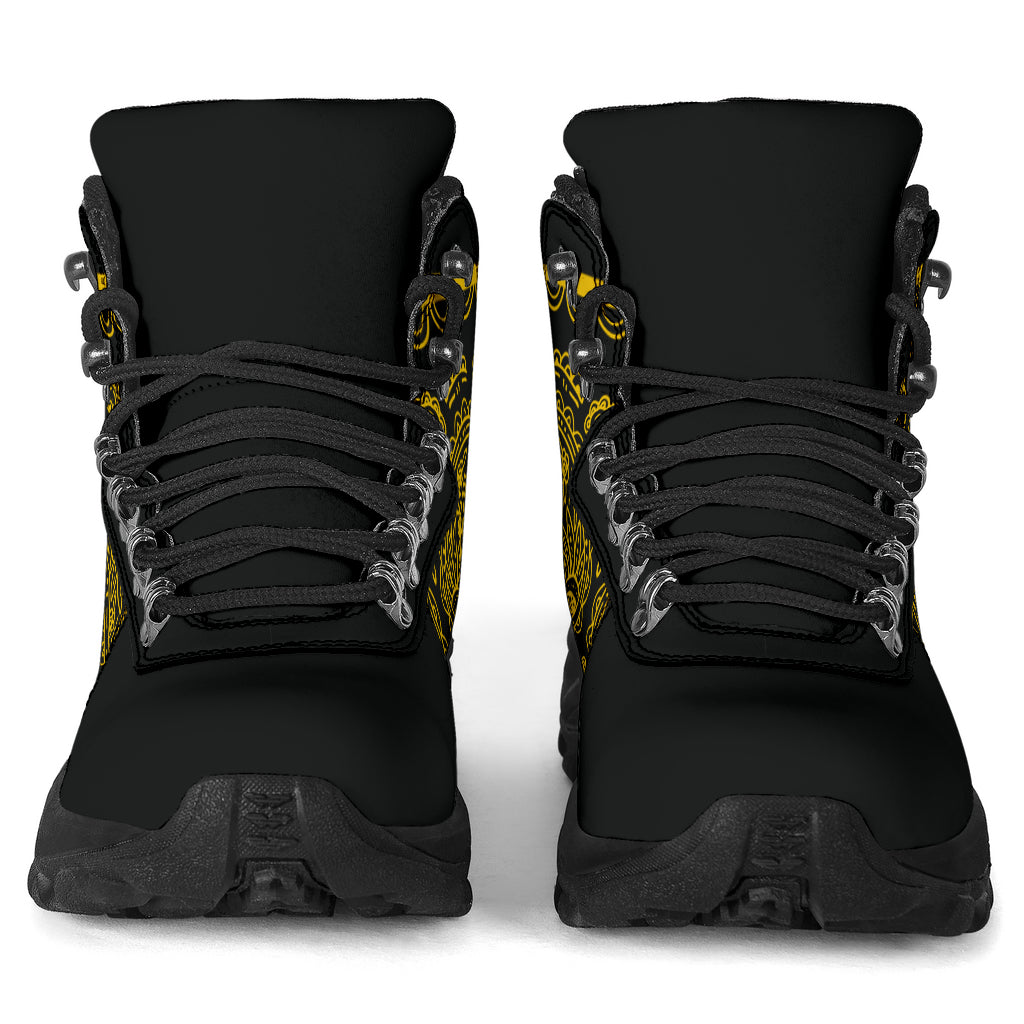 Black Gold Bandana Alpine Boots