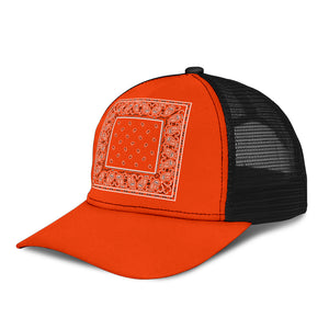 orange bandana ball cap