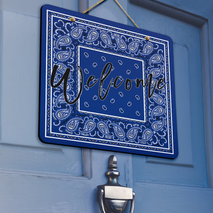 Royal Blue Bandana Signs