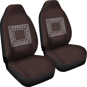 brown seat cover