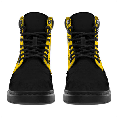 Yellow Bandana Blackout All Season Boots