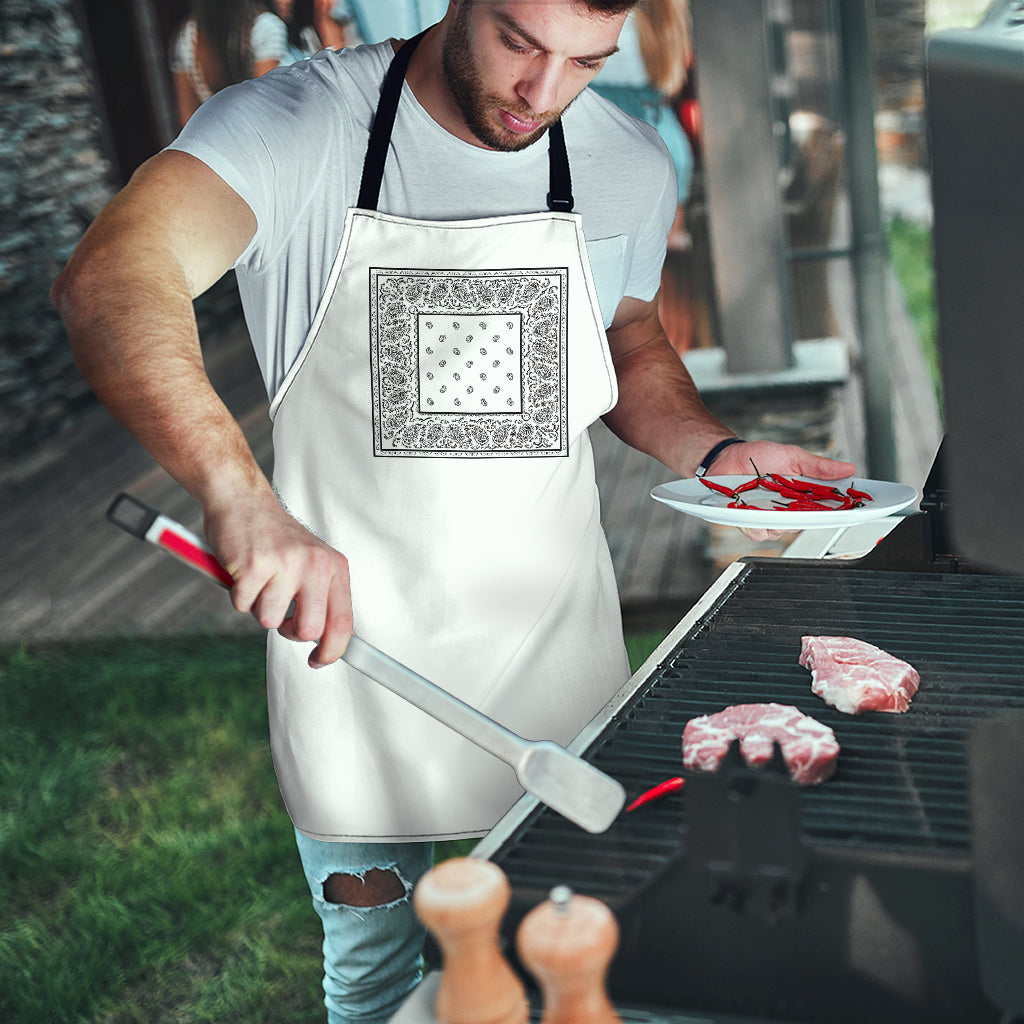 White Bandana Aprons