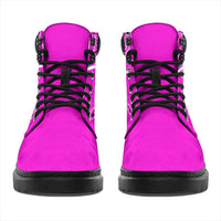 Abruptly Pink Bandana All-Season Boots