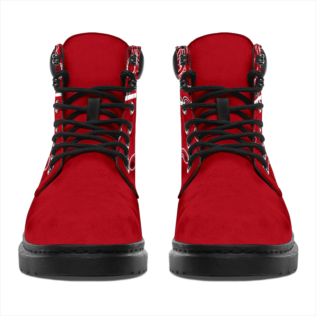 Classic Red Bandana All Season Boots