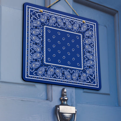Royal Blue Bandana Signs