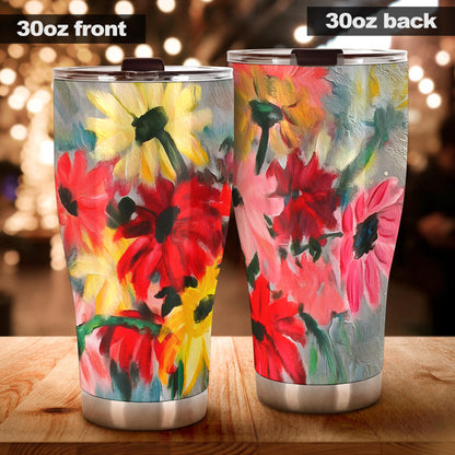 The Crystal Vase Fine Art Tumbler from Original Painting