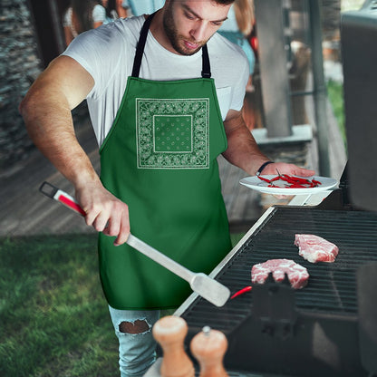 Green Bandana Chef Aprons