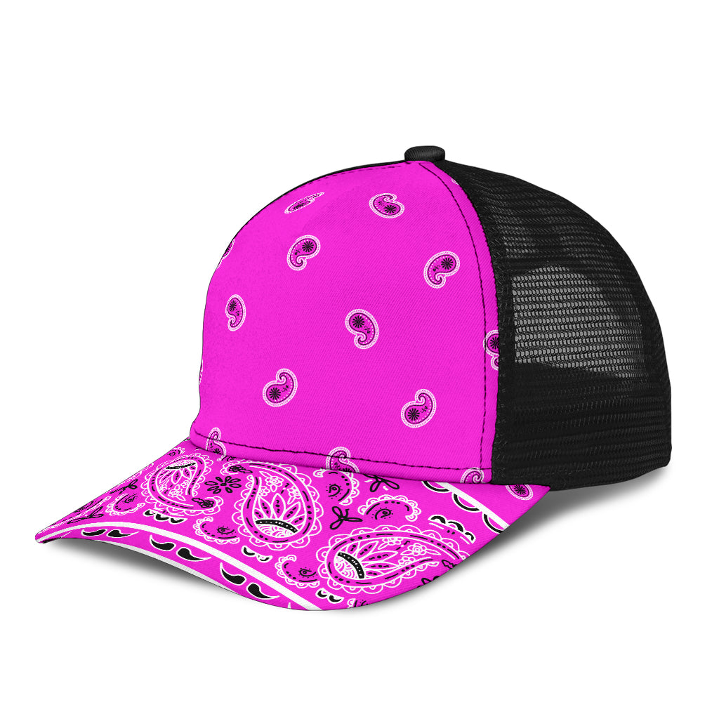 Abruptly Pink Bandana Overload Mesh Back Cap