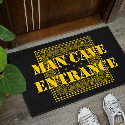 Black Gold Bandana Door Mats