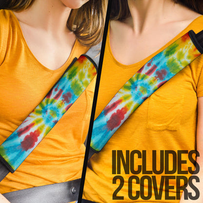 Tie Dye Bandana Swirl Seat Belt Cover
