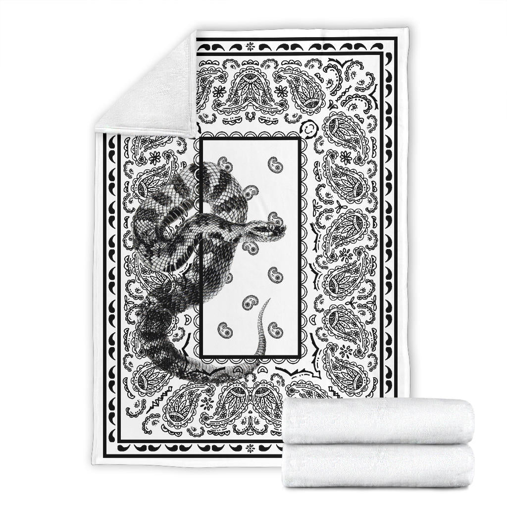 blanket with snake design