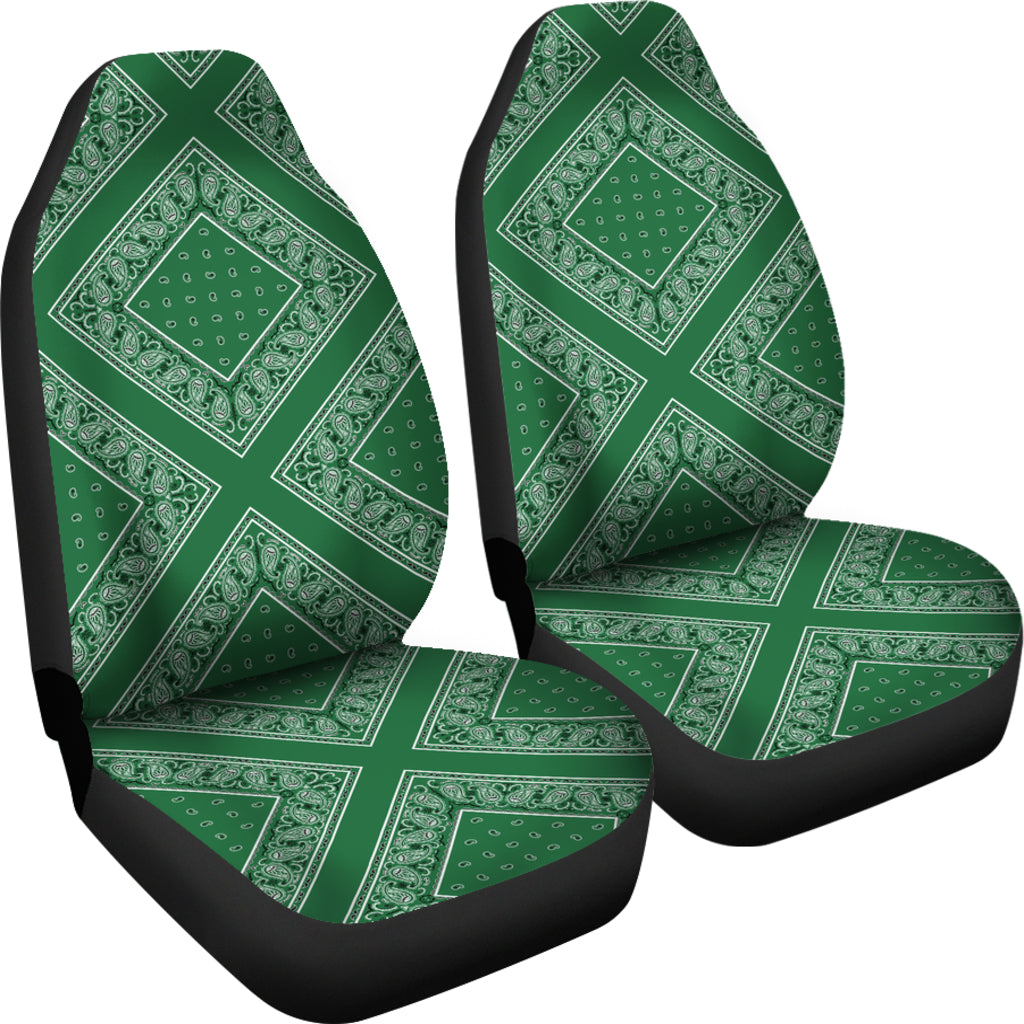 Classic green car seat cover