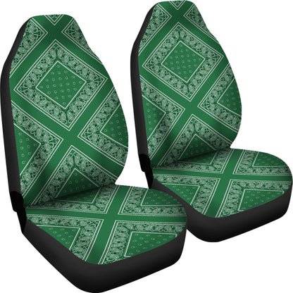 Classic green car seat cover