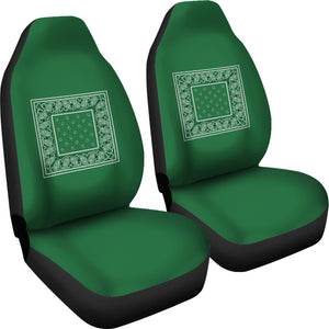 Green seat cover