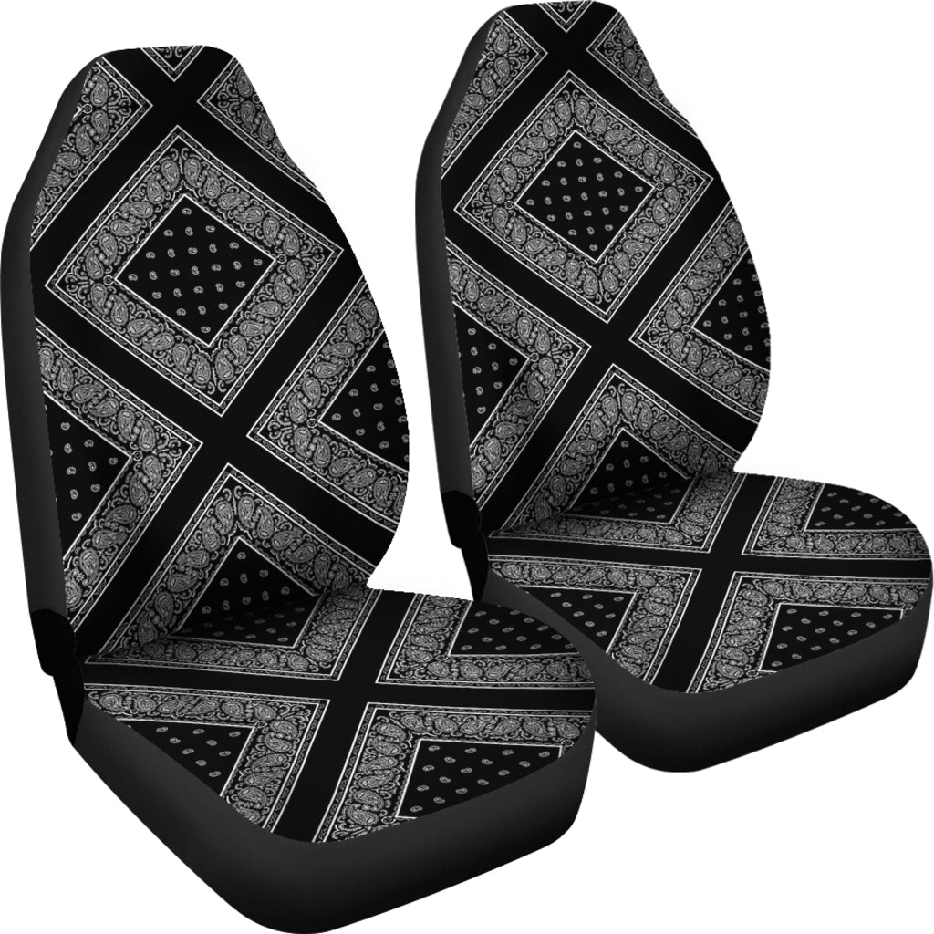Black seat cover
