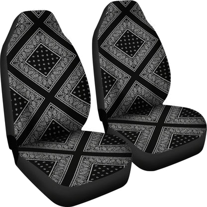 Black seat cover