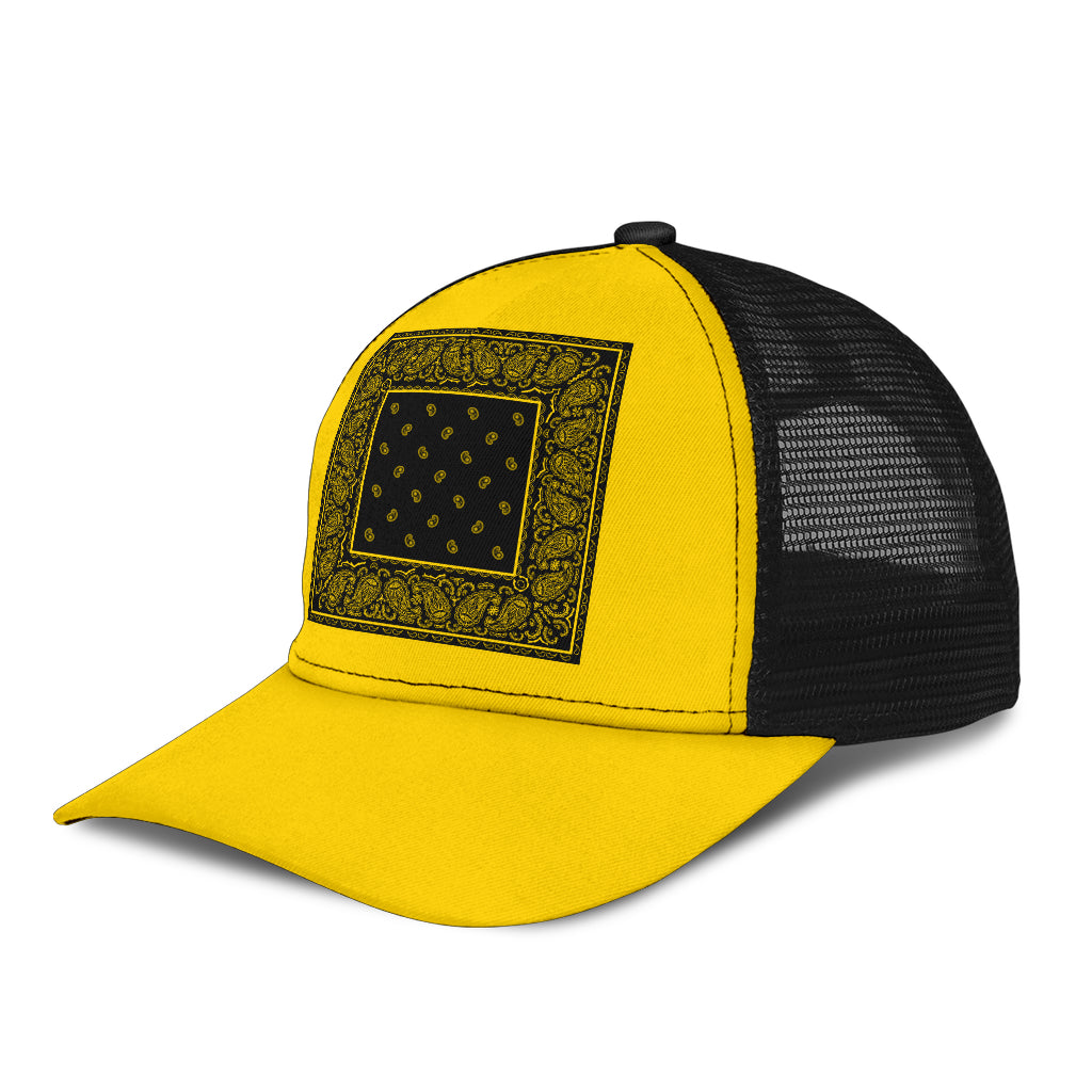 yellow bandana hat