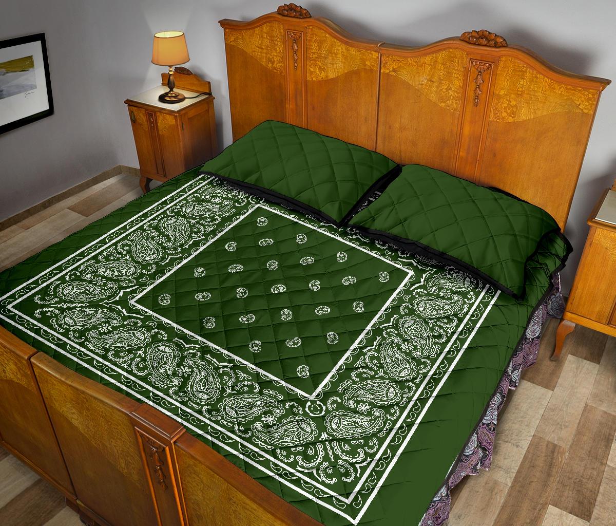 Forest Green Bandana Quilts
