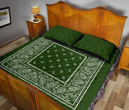 Forest Green Bandana Quilts