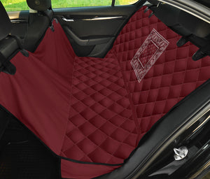 burgundy red pet car seat covers