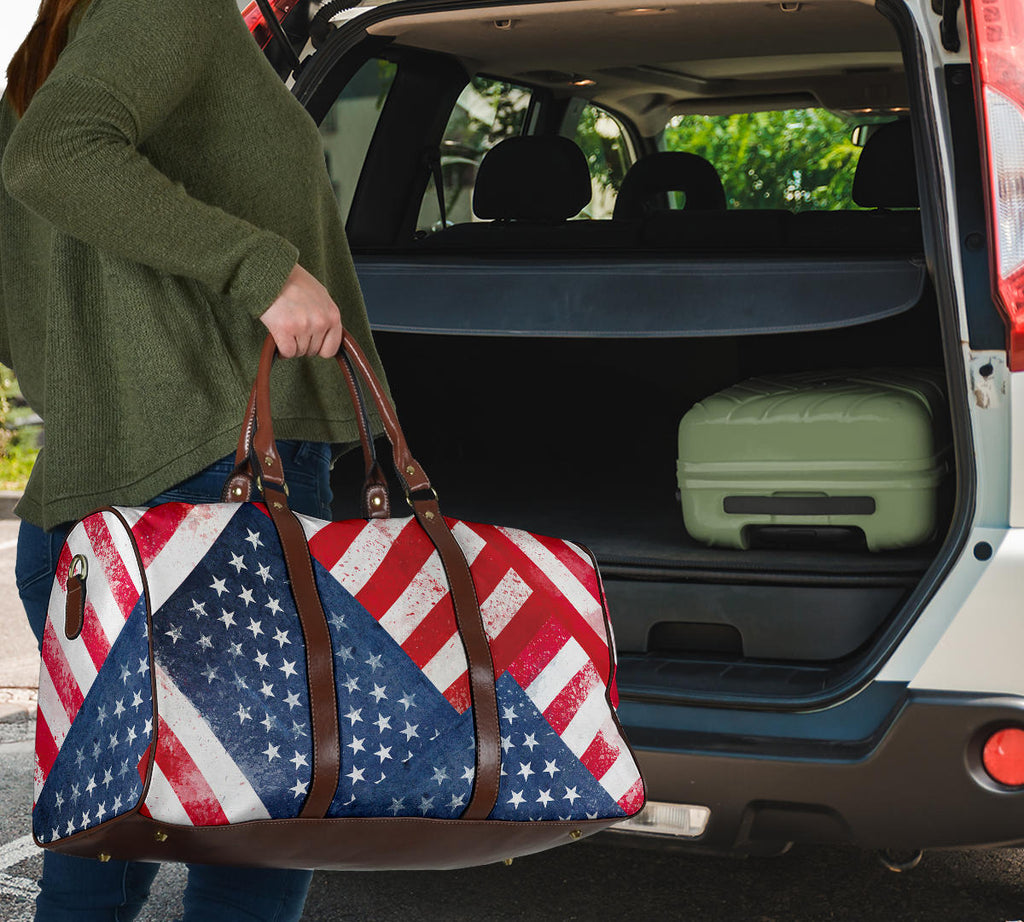 American Flag Bandana Travel Bag