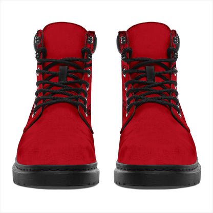 Red and Black Bandana All Season Boots
