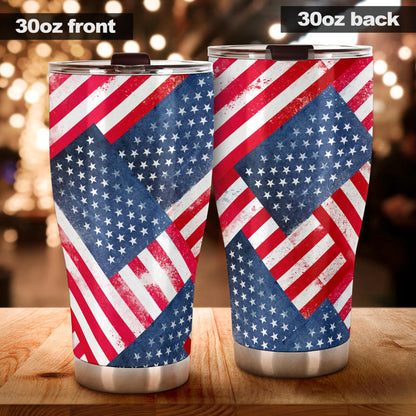 American Flag Bandana Tumblers
