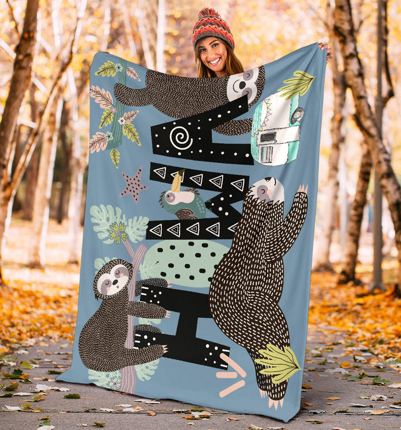 HOWA Sloths Blanket