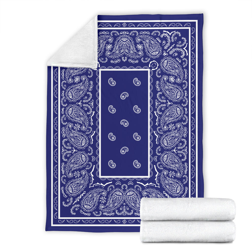 blue throw blanket