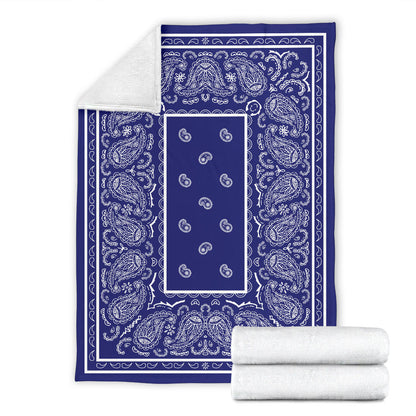 blue throw blanket