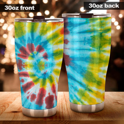 Boho Tie Dye Spiral Bandana Tumblers