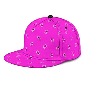 women's pink paisley cap