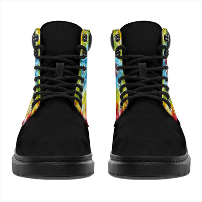 Tie Dye Spiral All Season Boots