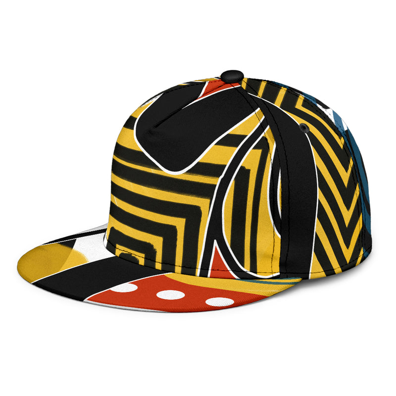 Retro Abstract Art Snapback Hat