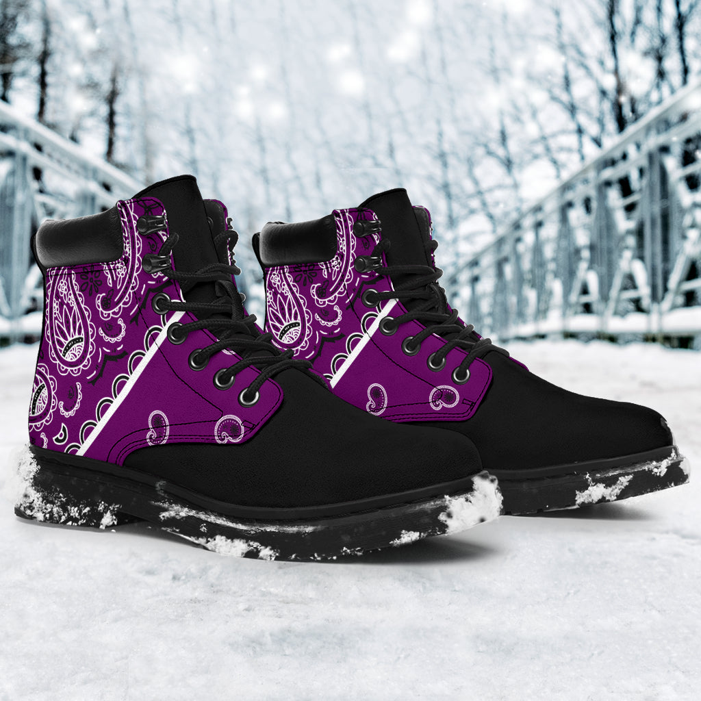 Wild Plum Bandana Blackout All Season Boots