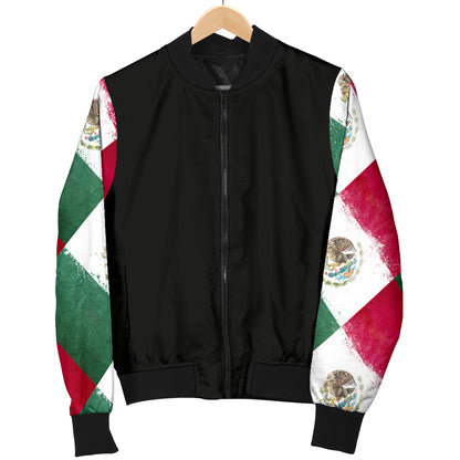 Women's Mexican Flag Bandana Bomber Jacket