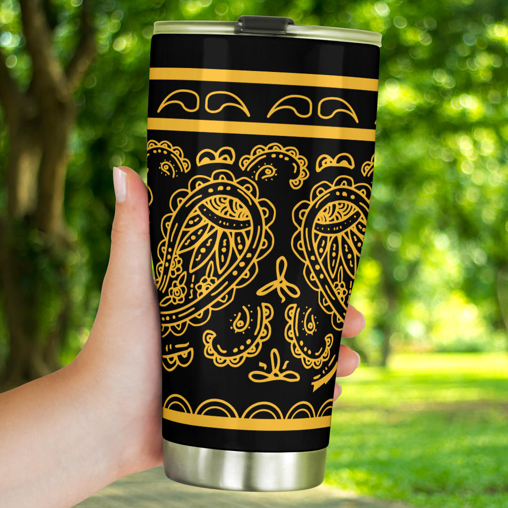 Black Gold Bandana Tumblers