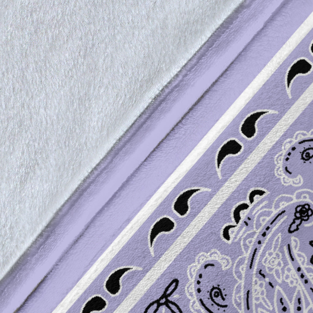 Purple Bandana Throw Blanket