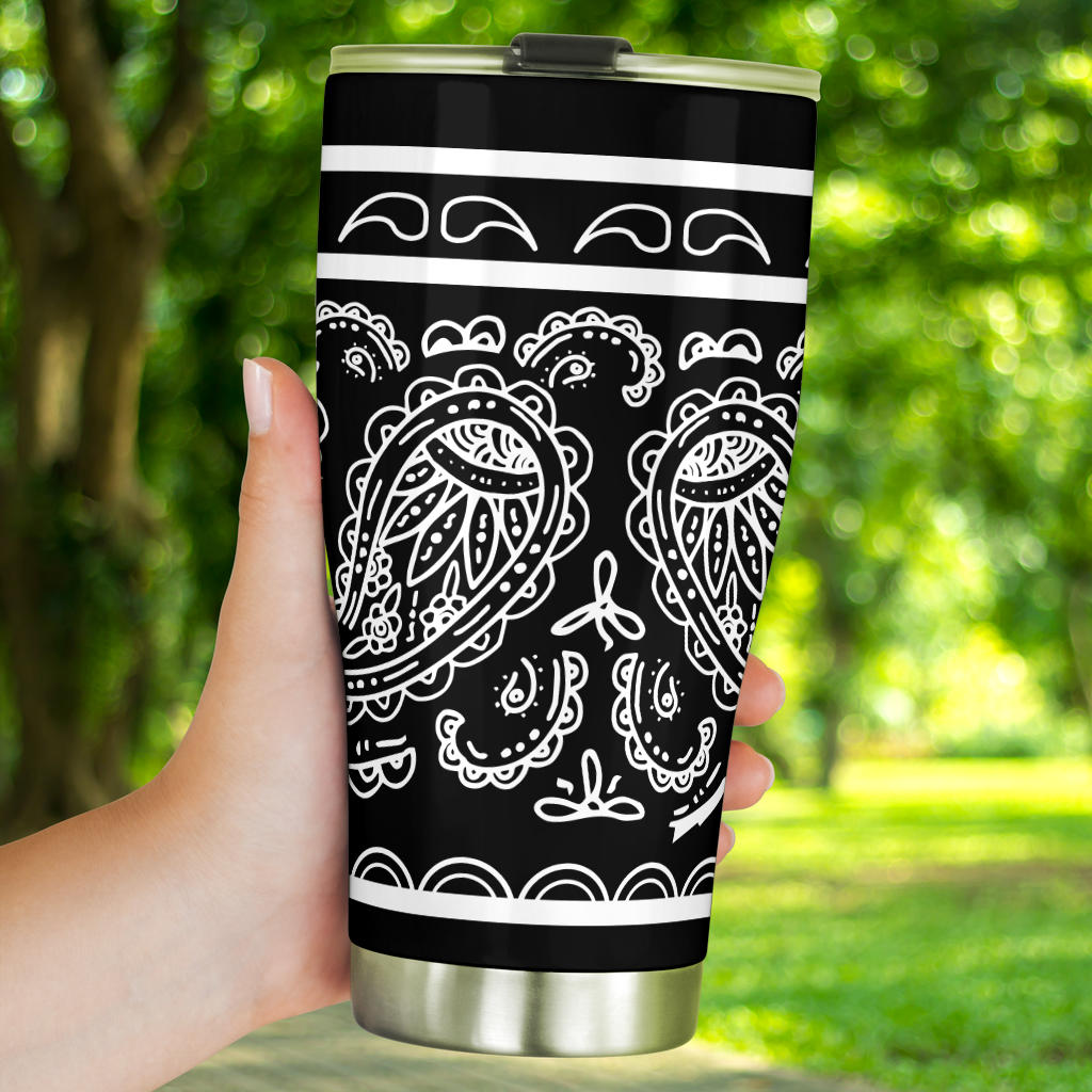 Black Bandana Tumblers