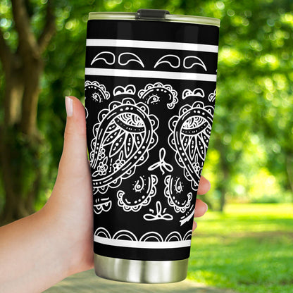 Black Bandana Tumblers