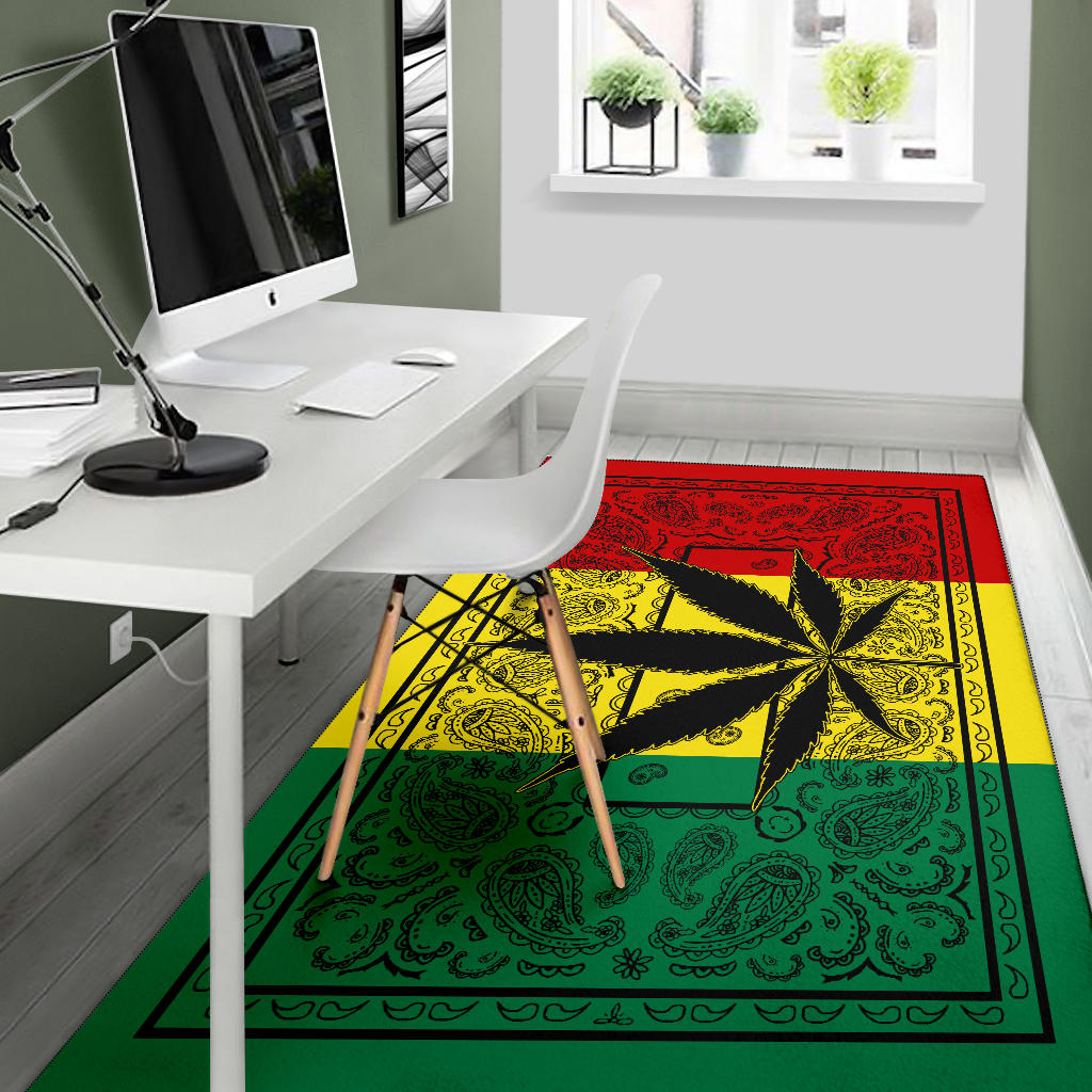 Rasta 420 Bandana Area Rugs