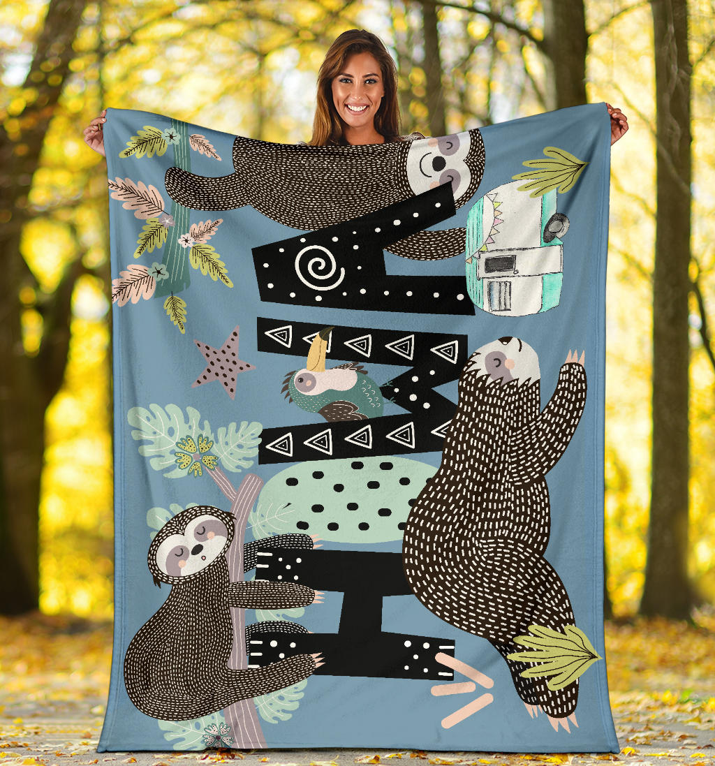 HOWA Sloths Blanket