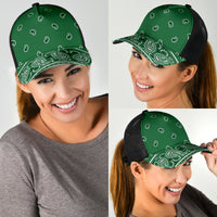 green bandana baseball caps