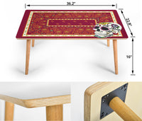 Red Bandana Sugar Skull Coffee Tables Assembly