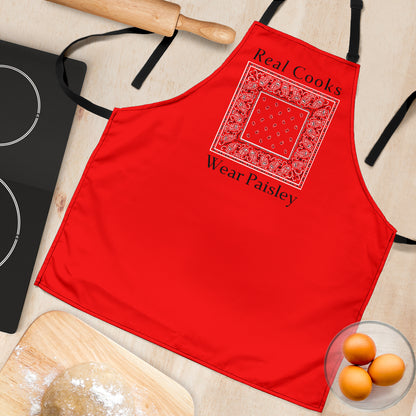 Real Cooks Wear Paisley Apron