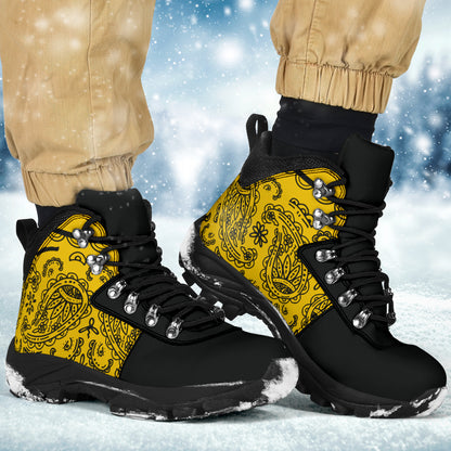 Gold Bandana Alpine Boots