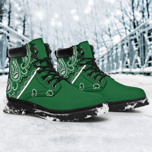 Classic Green Bandana All Season Boots