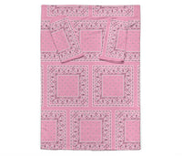 Pink Bandana Monk Blankets